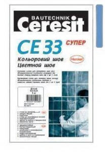 Затирка Ceresit CE 33 super, Цвет: Голубая ( номер по каталогу 82)