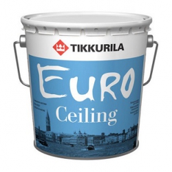 Краска для потолков Tikkurila Evro Seiling, 2,7 л.
