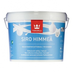Краска без бликов глубокоматовая акрилатная Tikkurila Siro Himmea, 9 л.