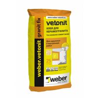 Плиточный клей Vetonit Granit Fix, для тяжелых плит, сложных поверхностей. 25 кг