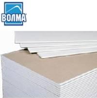 Лист гипсокартонный Волма, ГКЛ, 1200х2500х12 мм